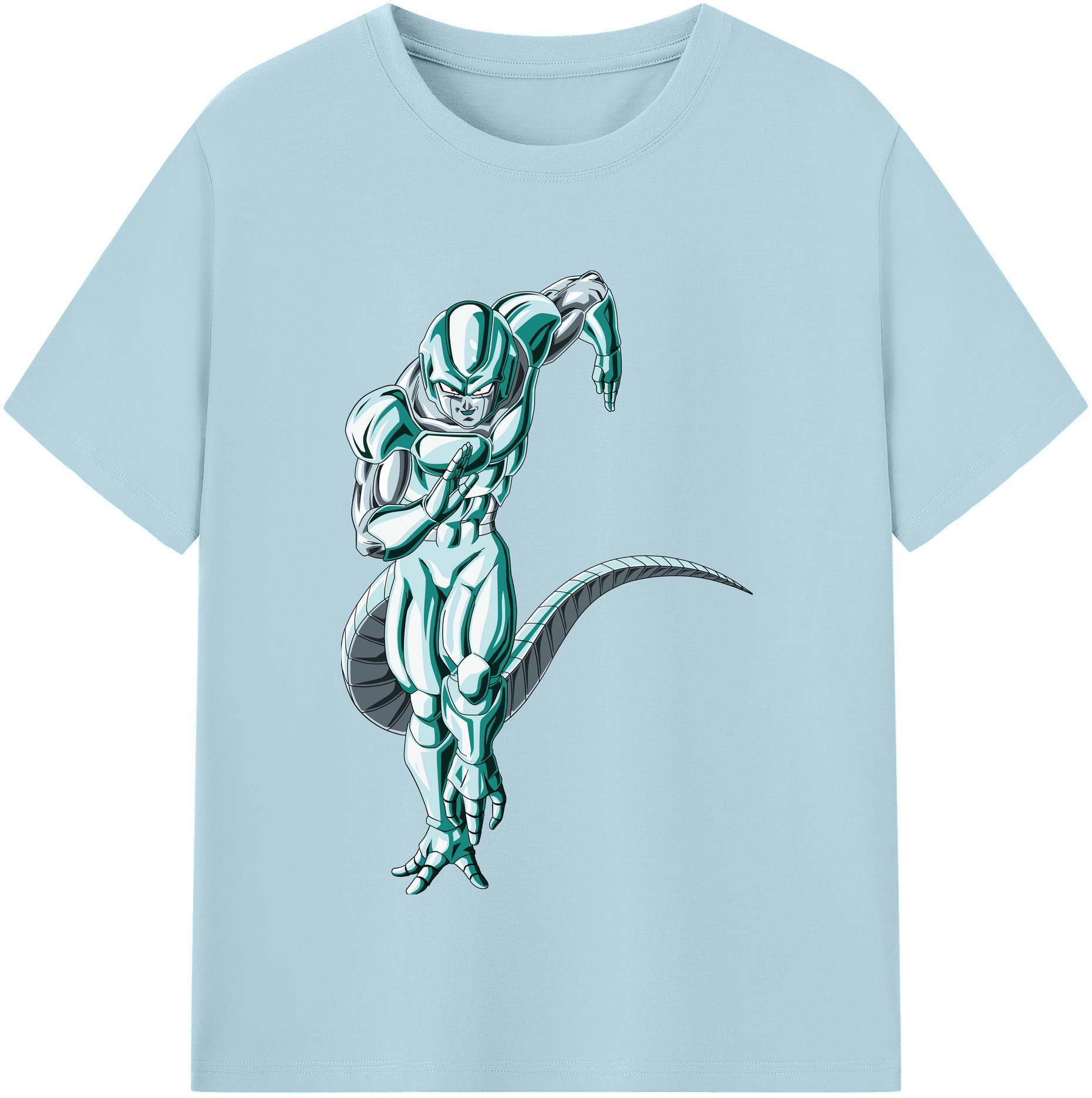 （画像用） ドラゴンボール フリーザ DRAGON BALL Frieza 綿100％半袖Tシャツ（フロントプリント）
